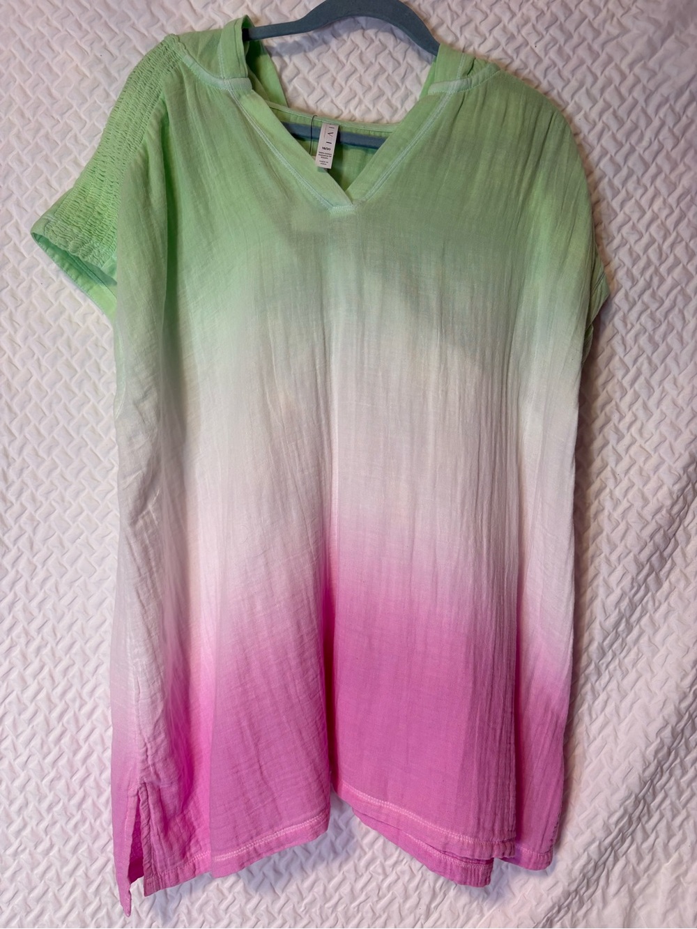 Lane Bryant Ombre V-Neck Tunic- Active Wear